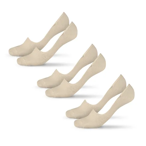 Bontis Set 3 ks: Ponožky INVISO - Béžová | 35-38