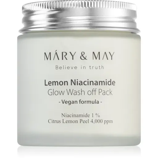 MARY & MAY Lemon Niacinamid hydratační a rozjasňující maska 125 g