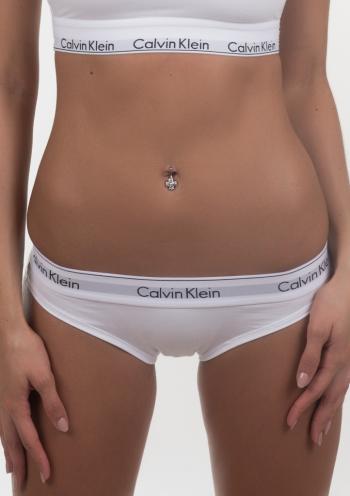 Dámská tanga Calvin Klein F3786 L Bílá