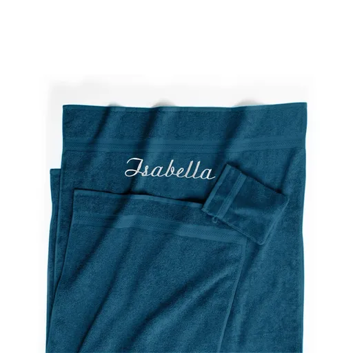 Froté ručník s výšivkou