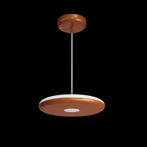 OSMONT ZET60582 ZETA ST1 PF závěsné plastové svítidlo terakota / bílá IP40 4000 K 31W LED