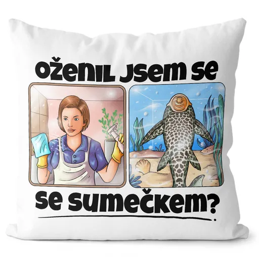 Polštář Se sumečkem (Velikost: 40 x 40 cm)