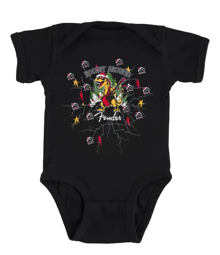 Fender 2025 Christmas Dinosaur Baby Bodysuit 3-6 Months