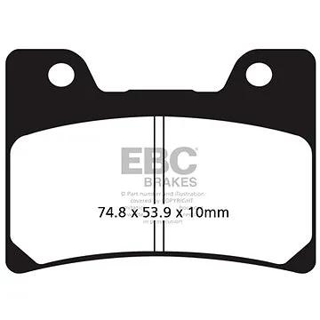 EBC Brzdové destičky FA160 (FA160)