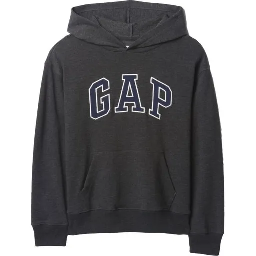 GAP HERITAGE LOGO Chlapecká mikina, tmavě šedá, velikost