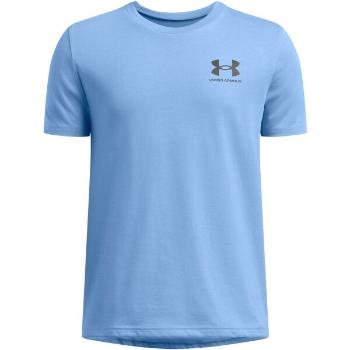 Under Armour SPORTSTYLE LEFT CHEST Chlapecké tričko s krátkým rukávem, světle modrá, velikost