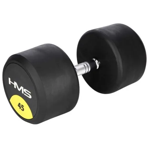 HMS HG PRO 45 KG Jednoruční činka, černá, velikost 45 KG