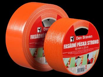 DEN BRAVEN - Fasádna páska STRONG oranžová 50 mm x 25 m