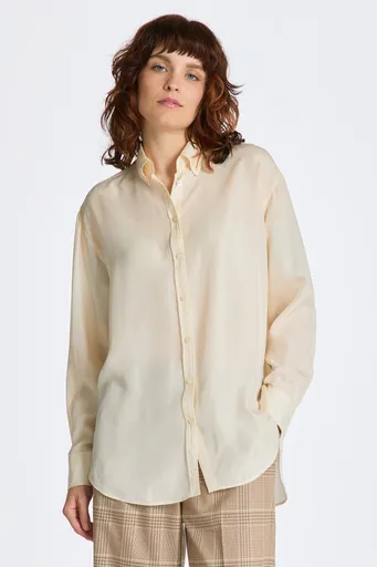 KOŠILE GANT RELAXED SILK SHIRT LINEN