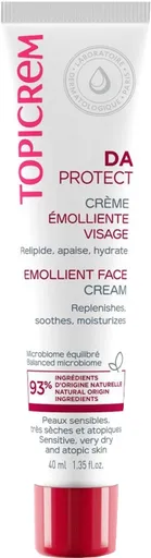 Topicrem Emolienční pleťový krém DA Protect (Emollient Face Cream) 40 ml