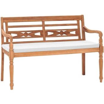 SHUMEE Lavice Batavia s poduškou 120 cm teak 43057 (43057)