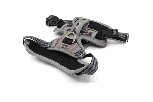 Vsepropejska Porto sportovní postroj pro psa Barva: Šedá, Obvod hrudníku: 63 - 91 cm