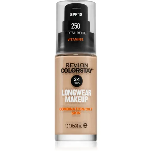 Revlon Cosmetics ColorStay™ SPF 15 dlouhotrvající matující make-up pro mastnou a smíšenou pleť odstín 250 Fresh Beige 30 ml
