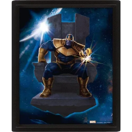 3D obraz Avengers Thanos