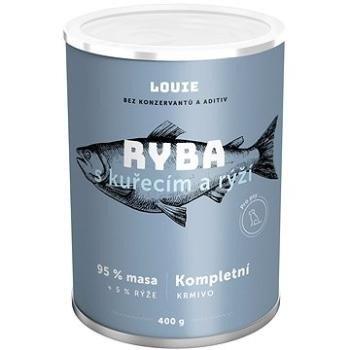 Louie Dog rybie s kuracím a ryžou 400 g