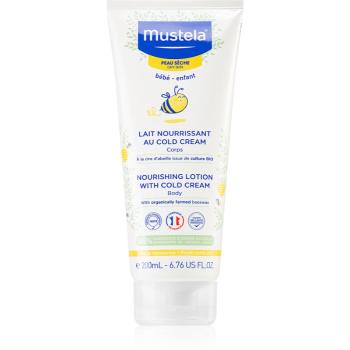 Mustela Bébé Soin tělové mléko s obsahem Cold Cream 200 ml