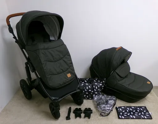 KINDERKRAFT SELECT Kočárek kombinovaný Prime 2v1 Black, Premium