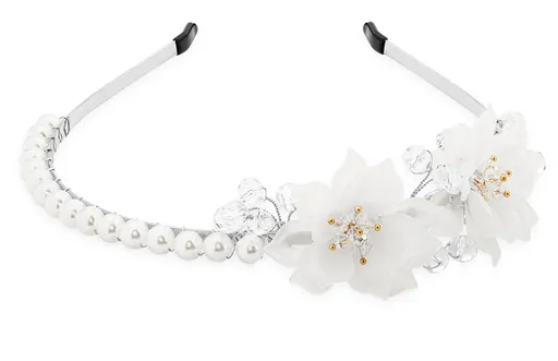 Troli Perlová čelenka s květinami