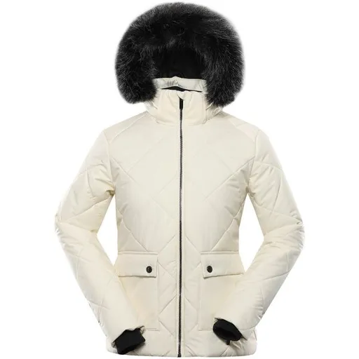 ALPINE PRO LODERA Dámská zimní bunda, béžová, velikost