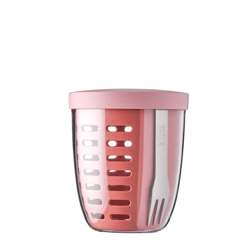 Box na ovoce a zeleninu Ellipse, 600ml, Mepal, tmavě růžový