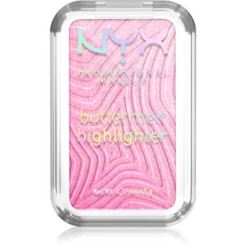 NYX Professional Makeup Buttermelt Highlighter rozjasňovač odstín u butta werk 15 5 g