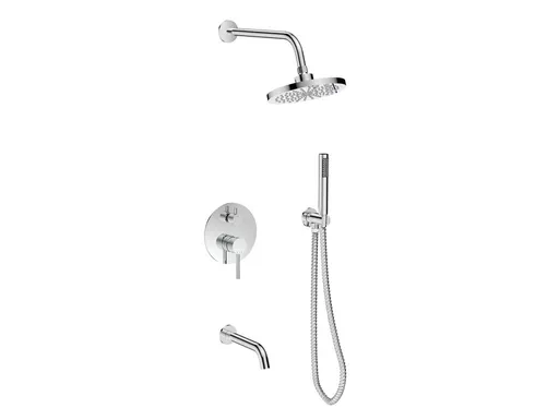 BESCO Podomítkový sprchový set VEO chrom BABPVCH