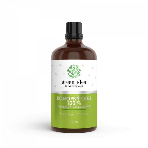 Regenerační konopný olej 100% 100 ml - Green idea