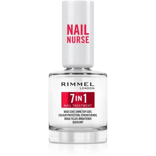 Rimmel Nail Nurse 7-in-1 podkladový a vrchní lak na nehty 7 v 1 12 ml