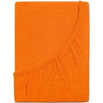 B.E.S. - Petrovice, s.r.o. Prostěradlo Froté PERFECT - Sytá oranžová 200 × 220 (2-001-0804)