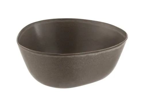 Šedo-hnědá miska Louise taupe - 20*20*9cm J-Line by Jolipa