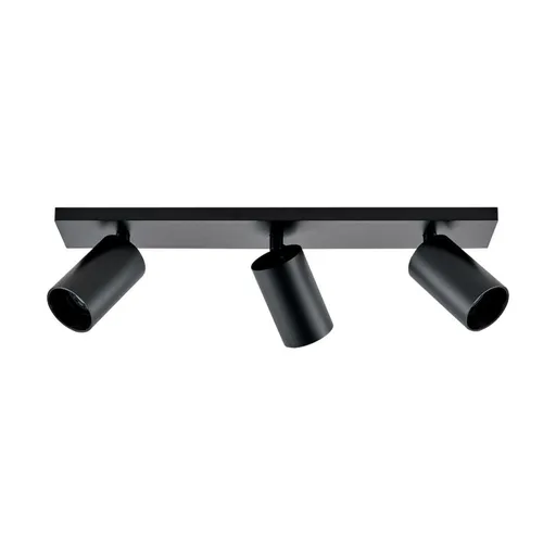 Light Impressions Deko-Light stropní přisazené svítidlo - Can Tilt hranaté, 3x 7,5 W GU10, černá 348250