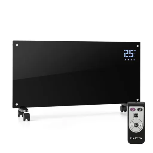 Klarstein Bornholm, konvektor, 2000 W, LED displej, 2 stupně ohřevu, černý