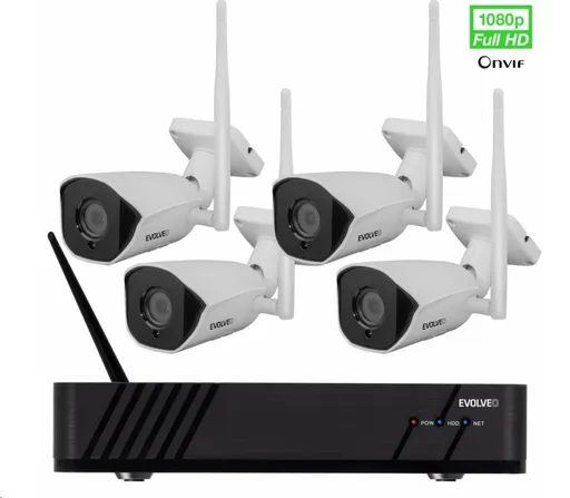 EVOLVEO kamerový systém Detective WN8 SMART, bezdrátový, 4 kamery