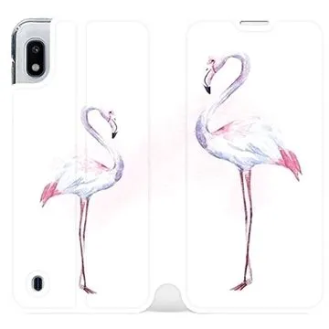 Flipové pouzdro na mobil Samsung Galaxy A10 - M005S Plameňáci (5903226878680)