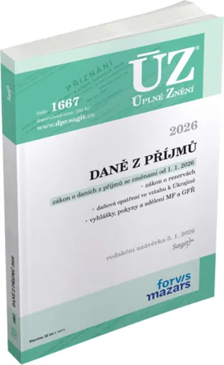 ÚZ 1667 Daně z příjmů