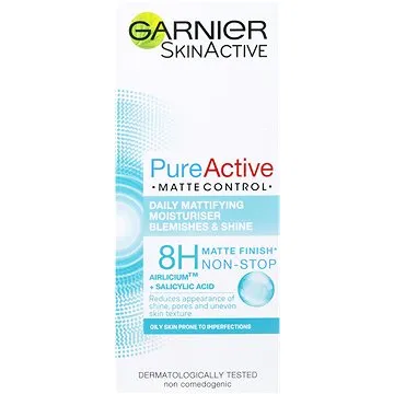 GARNIER Skin Naturals Pure Active zmatňující hydratační krém 50 ml (3600541609570)