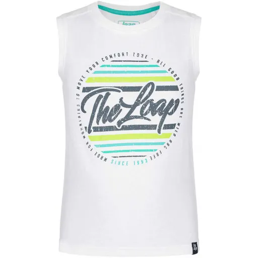 LOAP BAFR Chlapecké tílko, bílá, velikost 112-116