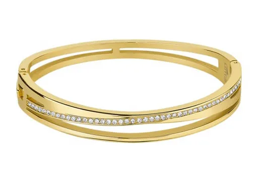 Lotus Style Pevný pozlacený náramek Woman Basic LS2113-2/2