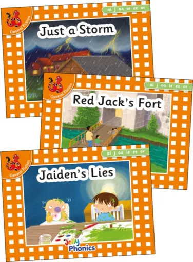Jolly Phonics Orange Level Readers Set 4 - Louise Van-Pottelsberghe