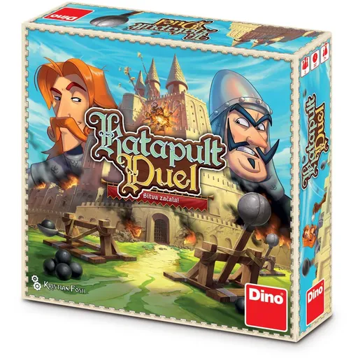 Dino Katapult duel - dětská hra