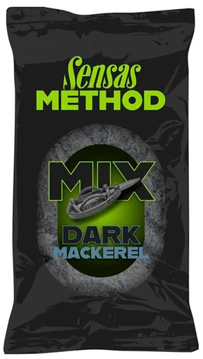 Sensas Method Mix 1kg - Dark Mackerel,Sensas Method Mix 1kg - Dark Mackerel