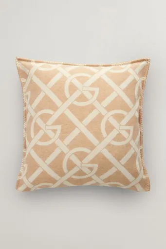 DEKORAČNÍ POVLAK NA POLŠTÁŘ GANT G-PATTERN CUSHION 50X50 DRY SAND