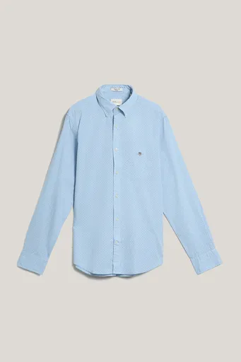 KOŠILE GANT REG MICRO PRINT SHIRT FRESH BLUE