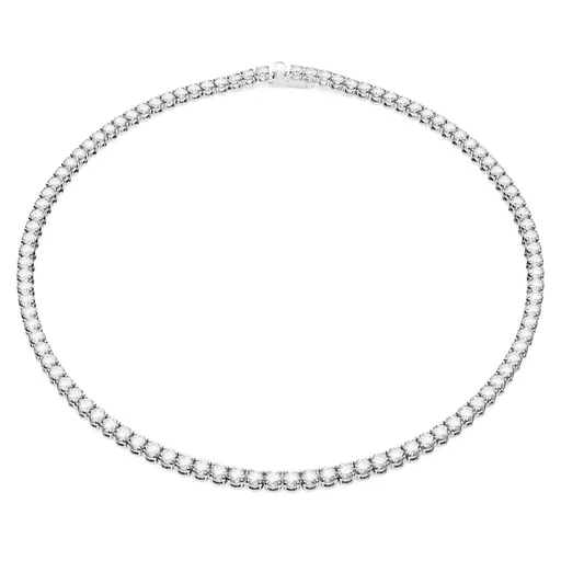 Swarovski Luxusní náhrdelník s čirými krystaly Matrix Tennis 5681796 41 cm
