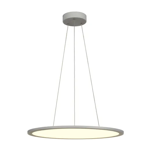 SLV BIG WHITE PANEL 60 DALI Indoor, závěsné LED svítidlo kruhové, šedé, 4000K 1003047