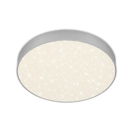 BRILONER LED stropní svítidlo hvězdné nebe, pr. 28,7 cm, 21 W, stříbrná BRI 7074-414