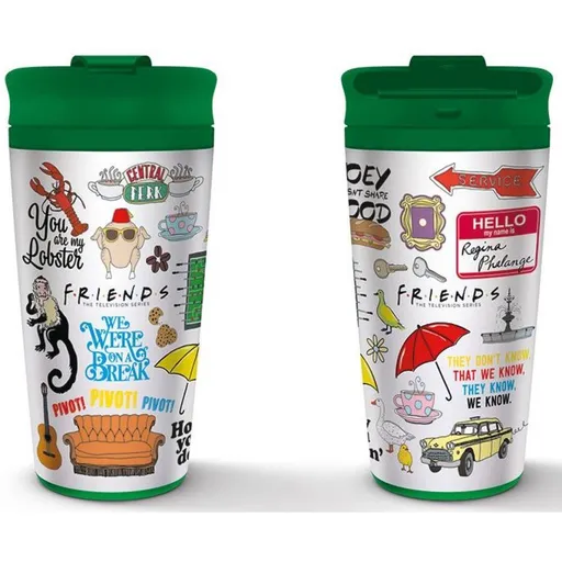 Hrnek cestovní Přátelé Icon 450 ml