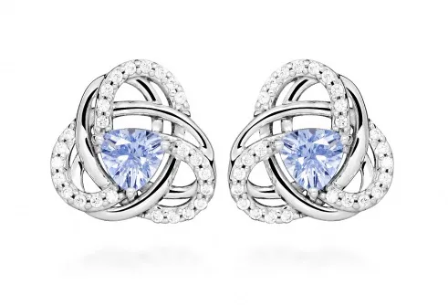 Silver Cat Módní stříbrné náušnice s kubickými zirkony SC526