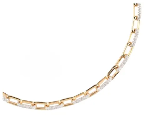 Guess Náhrdelník se zirkony Nuances JSBN04588JWYGT/U 44,5 cm