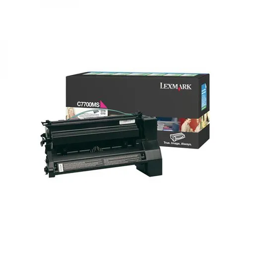 LEXMARK C7700MS - originální toner, purpurový, 6000 stran